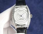 Franck Muller Cintree Curvex 43*53mm Citizen 8215 Movement White/Rose Gold Watch